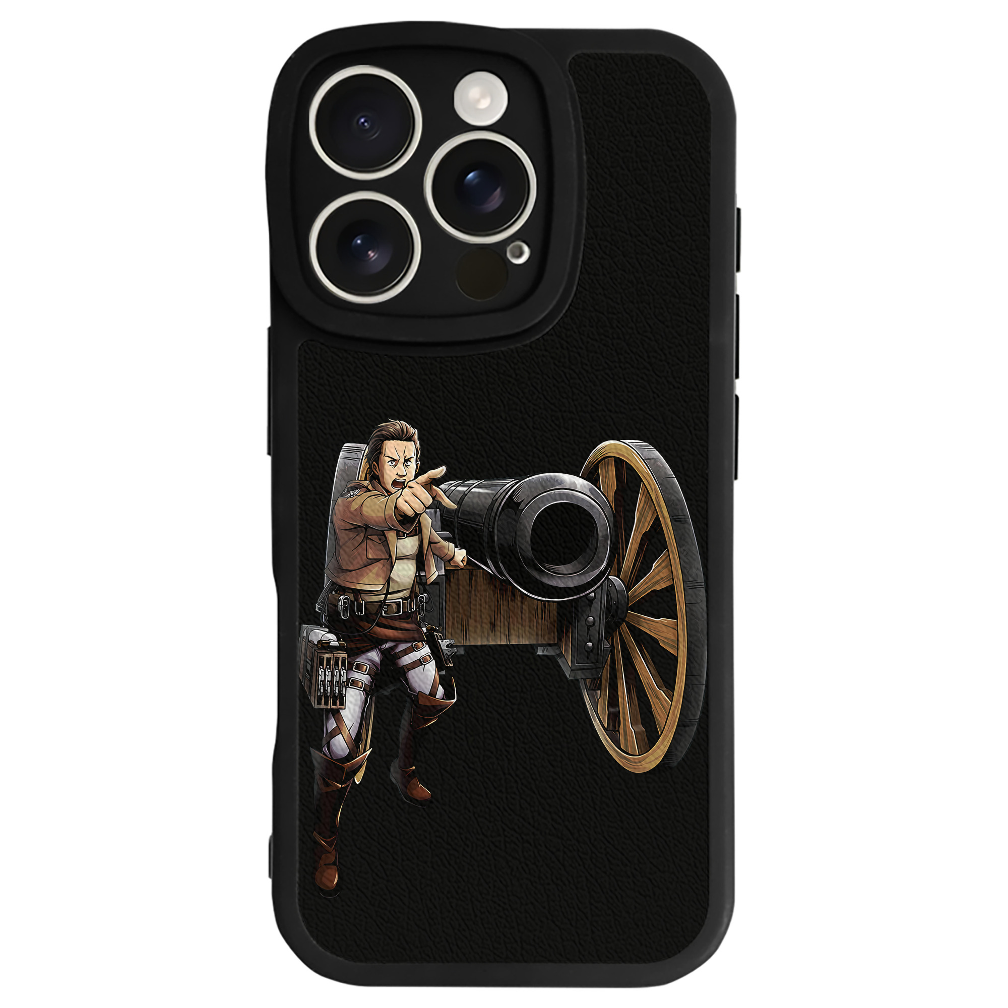 （画像用） 進撃の巨人 Attack on Titan 【iPhone 16シリーズ対応】シリコンスマホケース（レザー調） 材質：シリコン